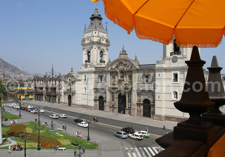 Cathédrale, place d'Armes, Lima
