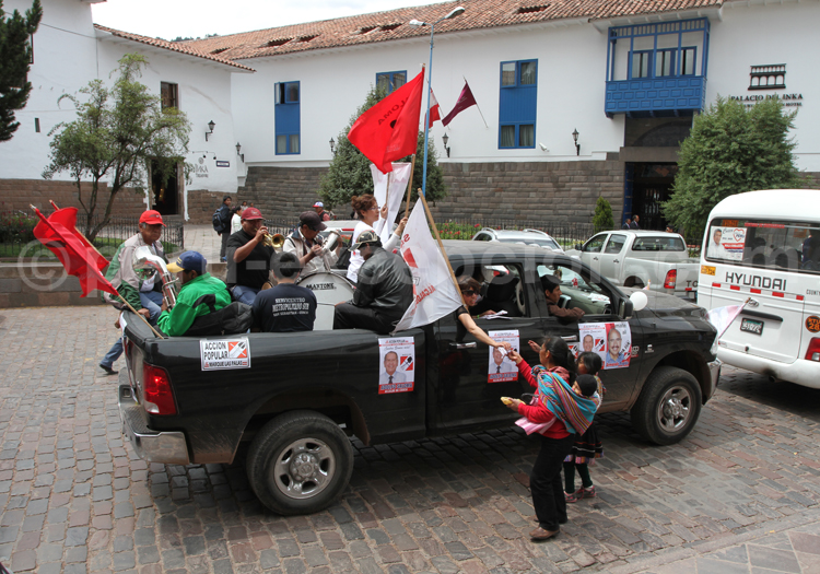 Campagne électorale au Pérou