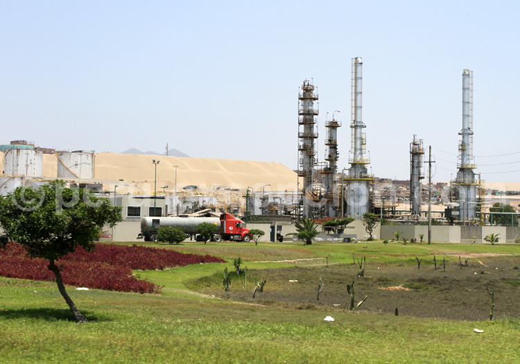 Raffinerie dans la région de Lima