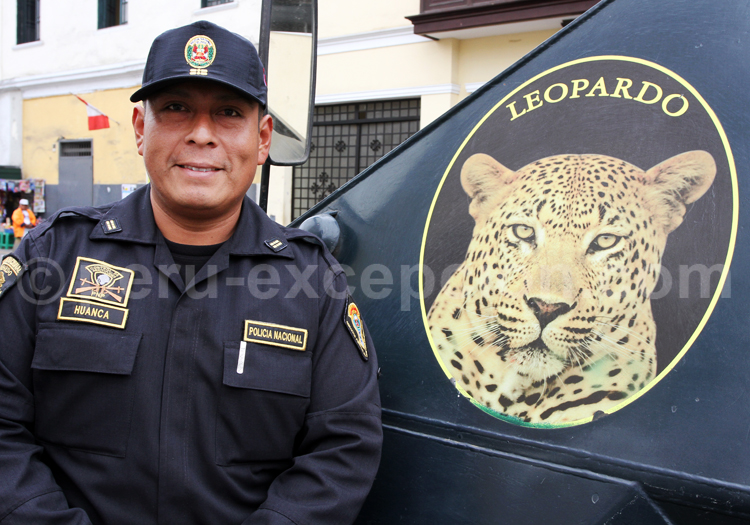Un policier à Huanca